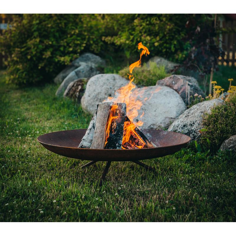 GrillSymbol Corten Steel Fire Pit Alta XL, 90cm