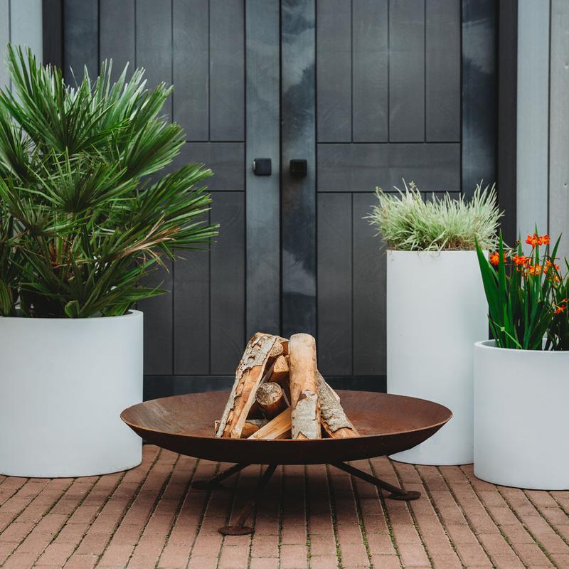 GrillSymbol Corten Steel Fire Pit Alta XL, 90cm