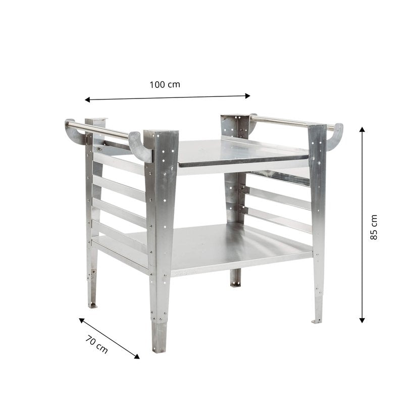 GrillSymbol Pizza oven stand stainless steel