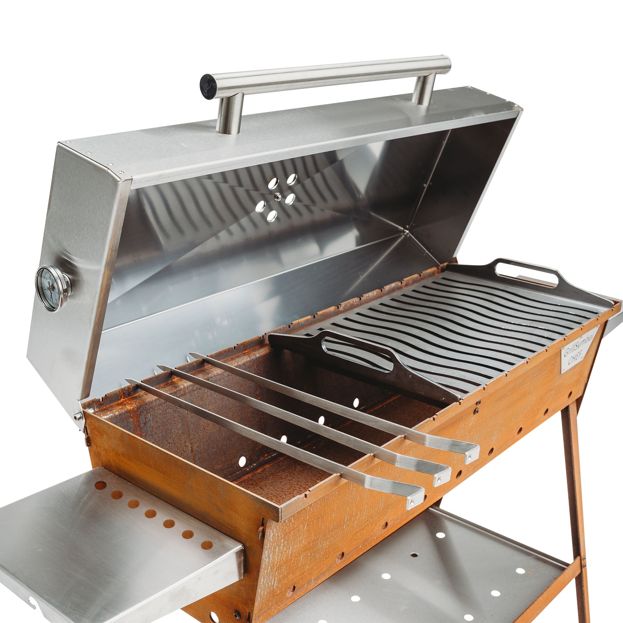 GrillSymbol Outdoor Charcoal Grill Chef