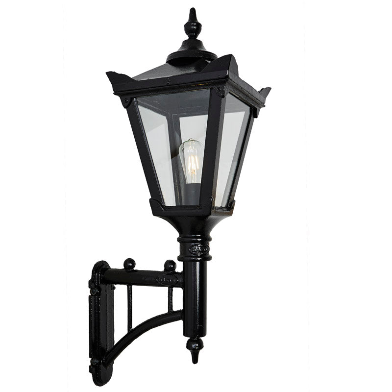 Harte Victorian cast iron outdoor wall light with short arm 0.97m