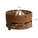 Grillsymbol Corten Steel Garden fire pit