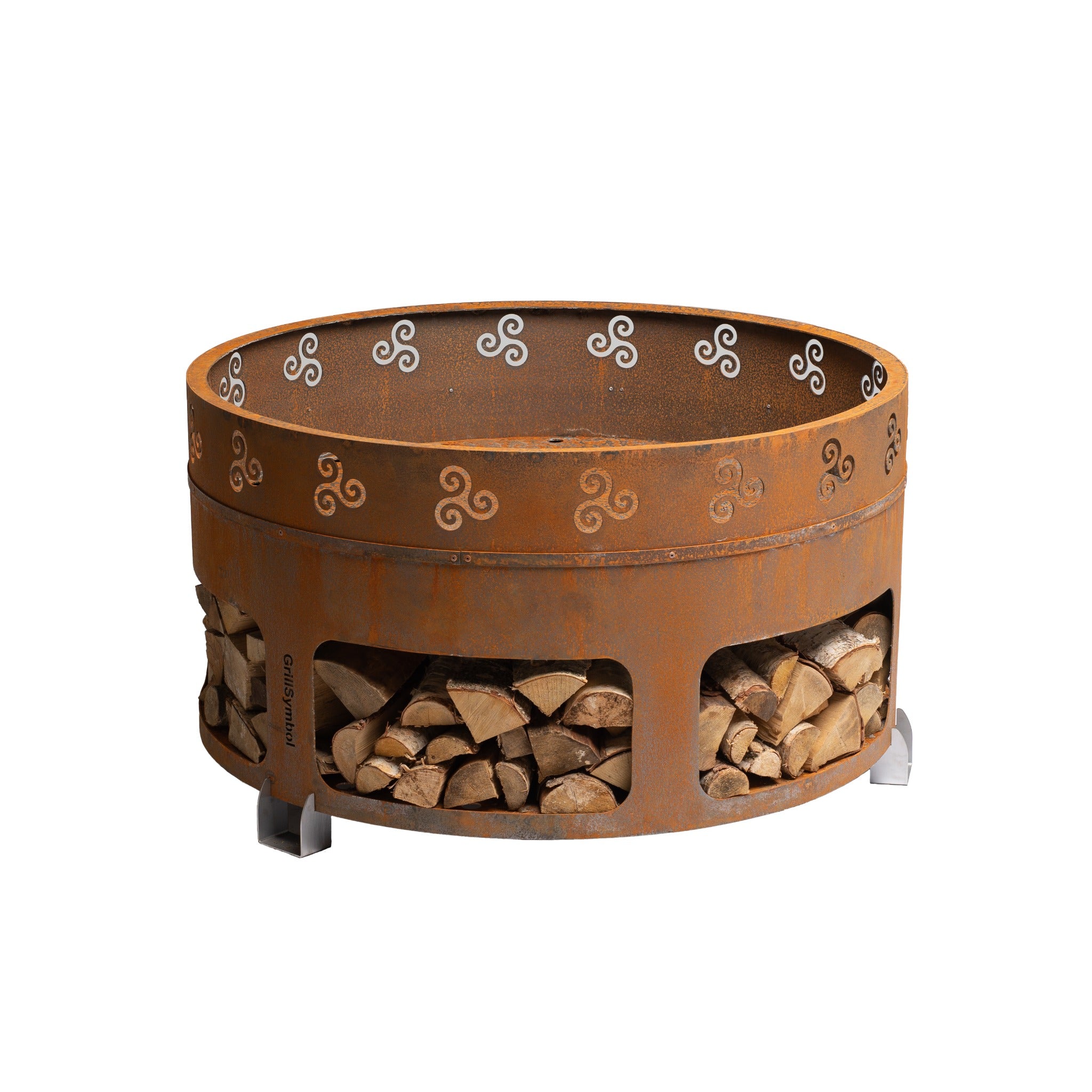 Grillsymbol Corten Steel Garden fire pit