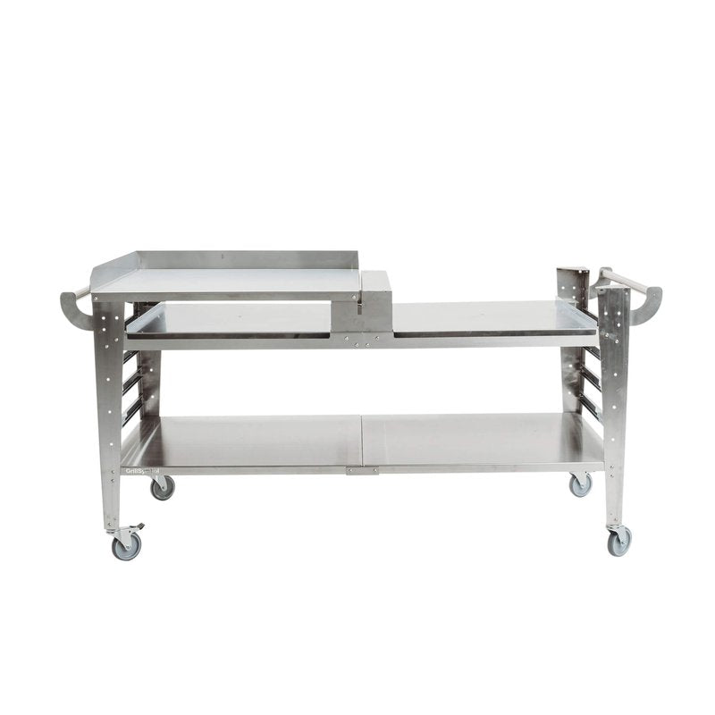 GrillSymbol Stainless steel pizza oven stand baso XL inox