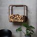 GrillSymbol corten steel outdoor fire wood rack storage