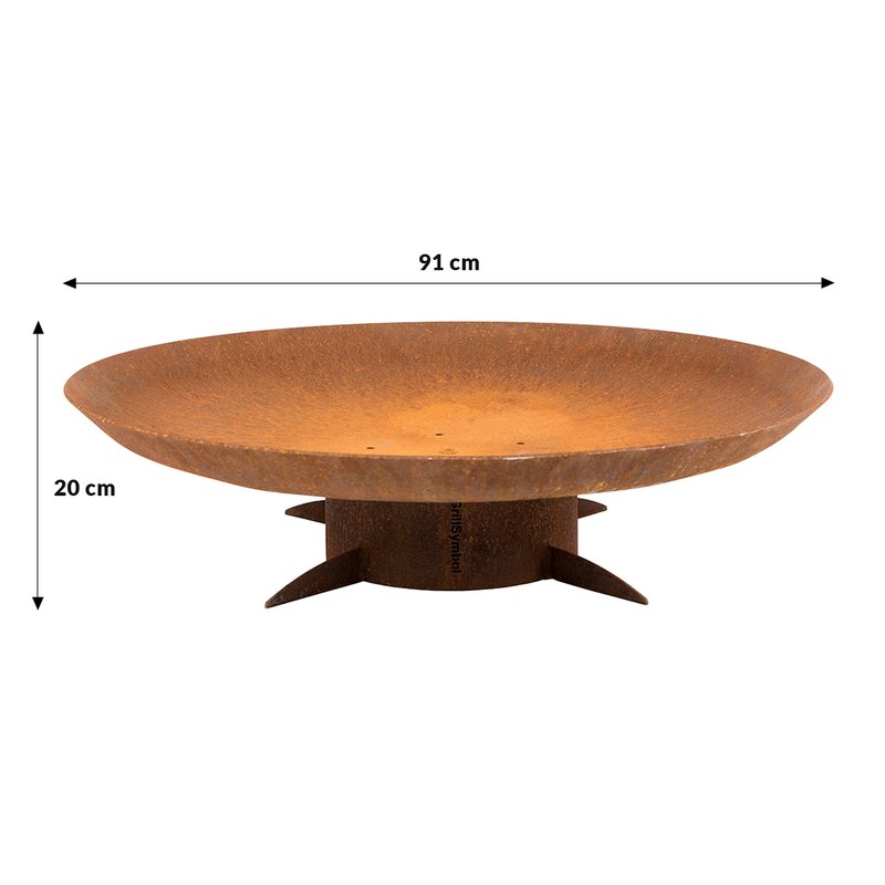 Corten Steel Garden Fire Pits