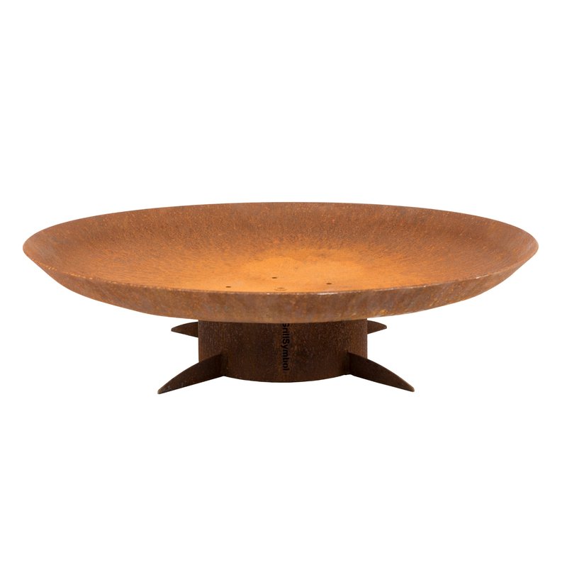 GrillSymbol Corten Steel Fire Pit Chiaro XL, 91cm