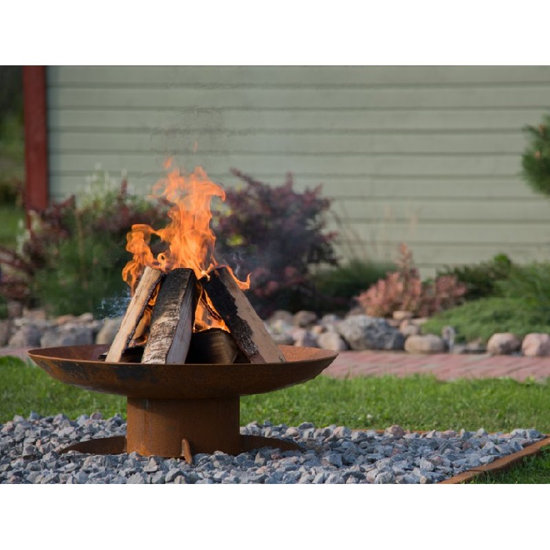 GrillSymbol Corten Steel Fire Pit Chiaro, 67cm