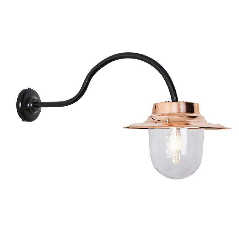 Copper farmyard outdoor wall light 0.49m