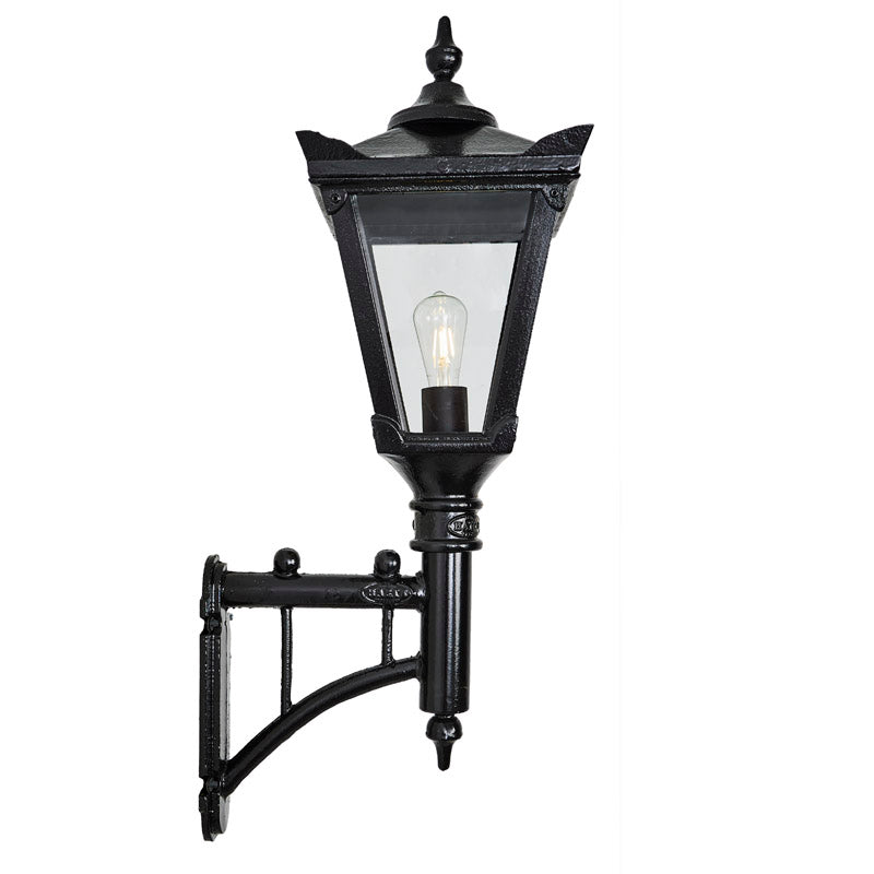 Harte Victorian cast iron outdoor wall light with short arm 0.97m