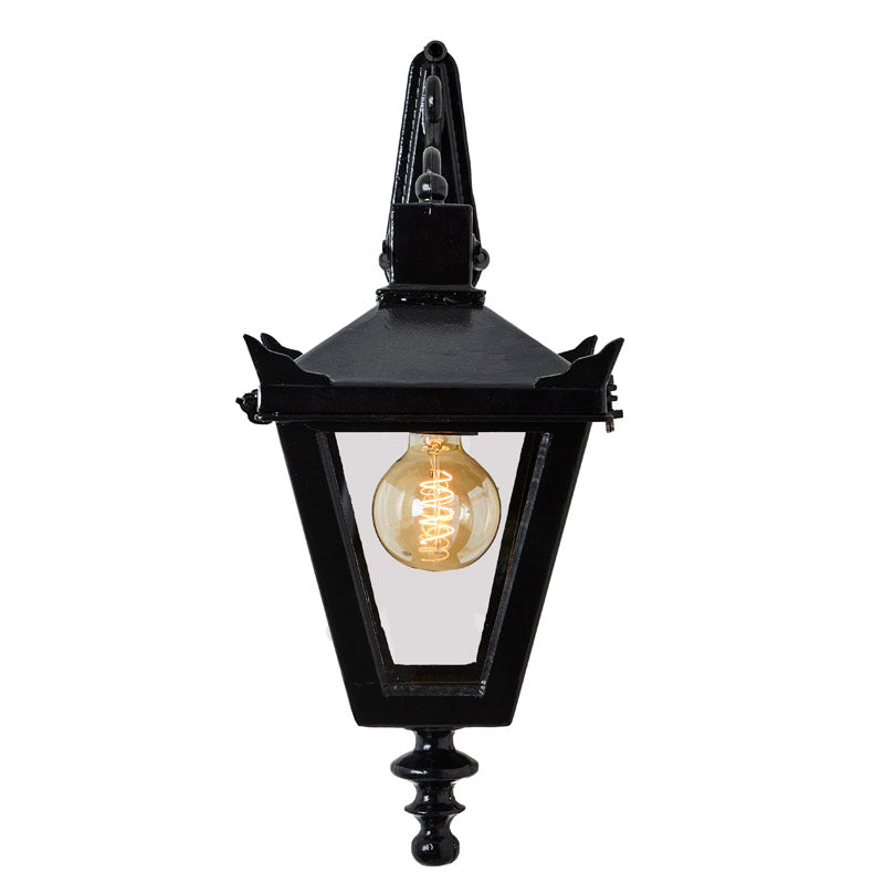 Harte Victorian traditional cast iron downturned outdoor wall light 0.48m