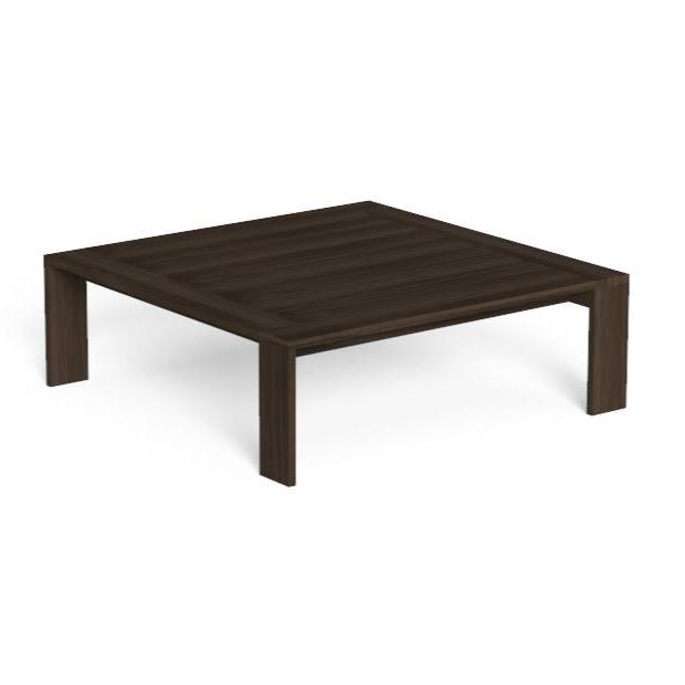 Talenti Argo Wood outdoor coffee table small dark