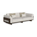 Talenti Argo Wood 3 seater garden sofa beige