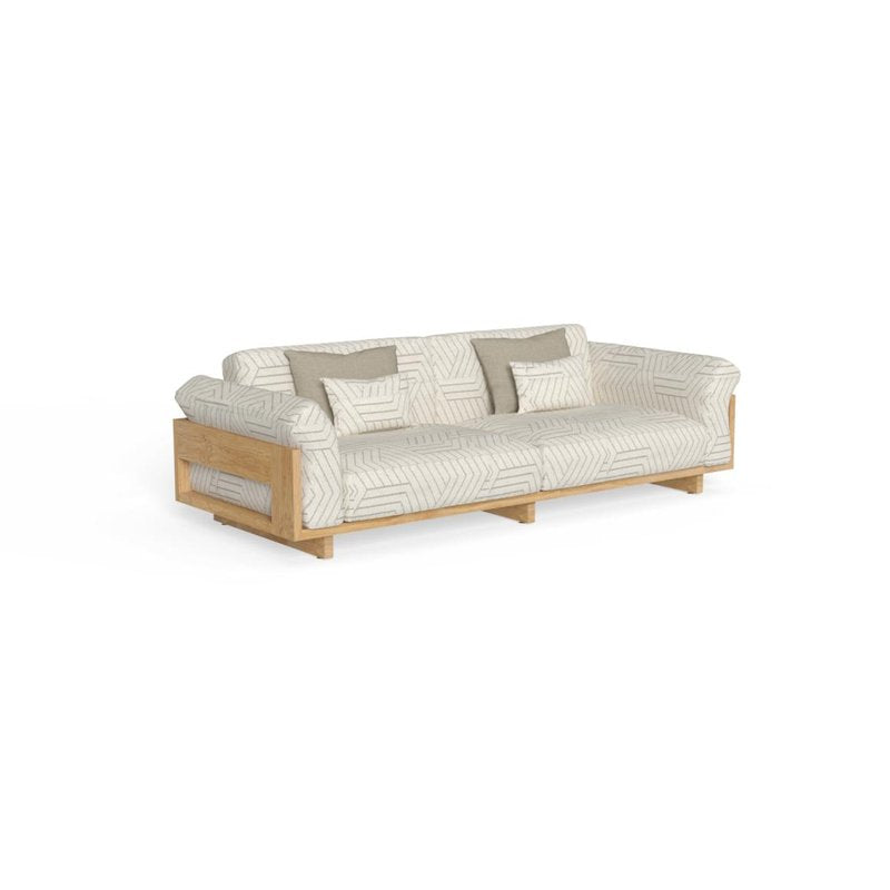 Talenti Argo Wood 3 Seater Garden Sofa