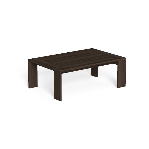 Talenti Argo Wood outdoor coffee table small dark