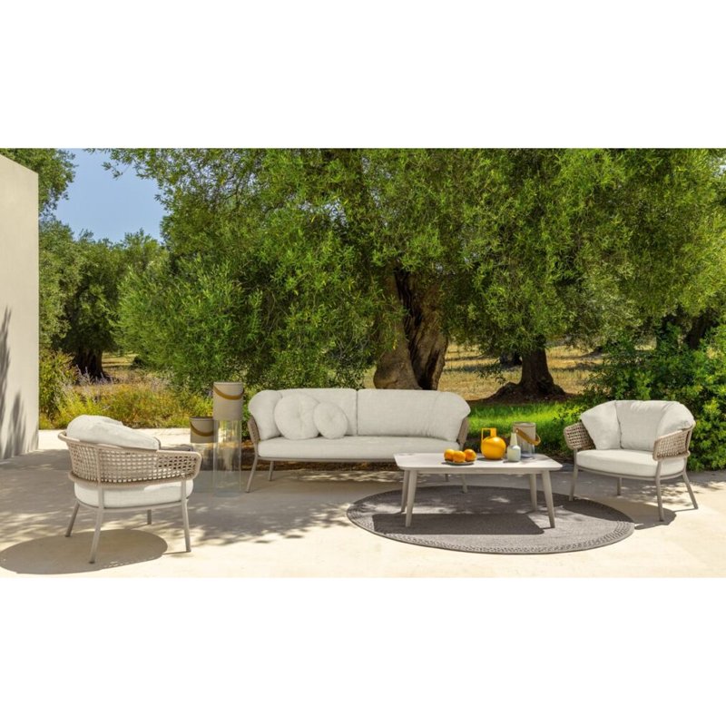 Talenti Moon Aluminium garden 2 seater sofa