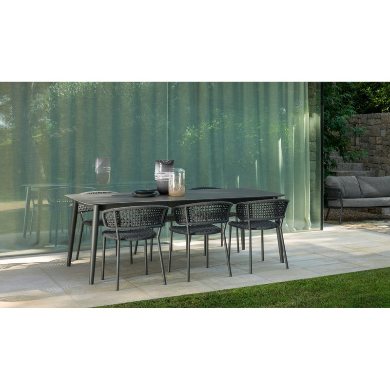 Talenti Moon Aluminium Rectangle Dining Table