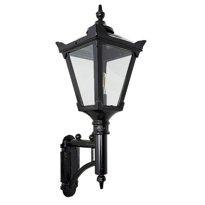 Harte Victorian cast iron outdoor wall light with short arm 0.97m