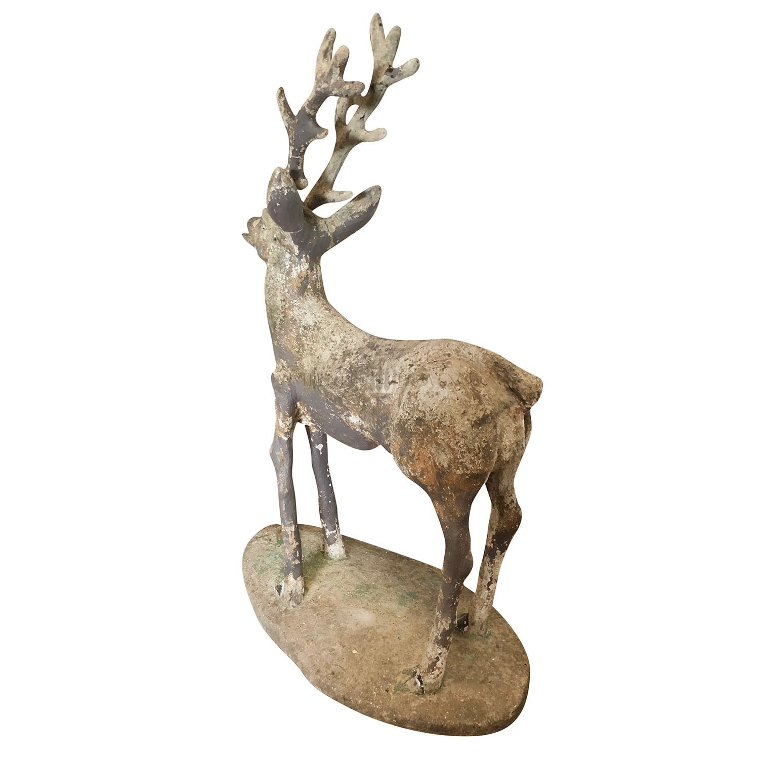 19th Century French Stag Deer Garden Statue