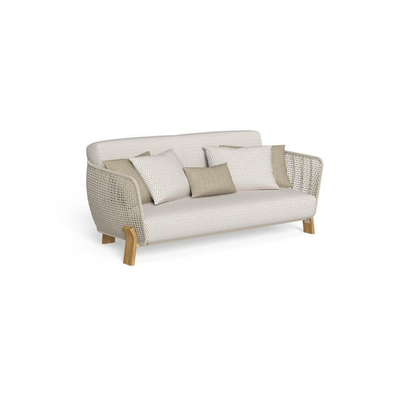 Talenti Argo Wood Garden Love Seat Sofa