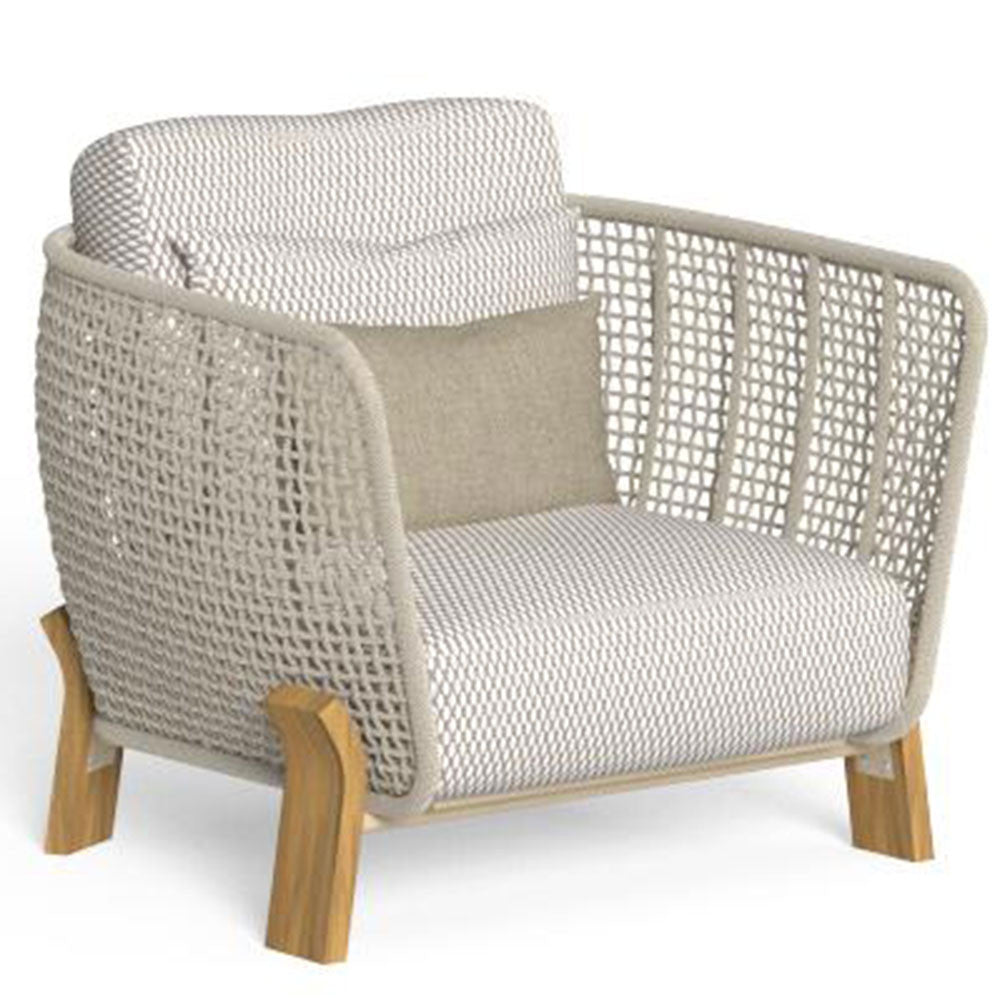 Talenti argo wood garden armchair reggae ivory
