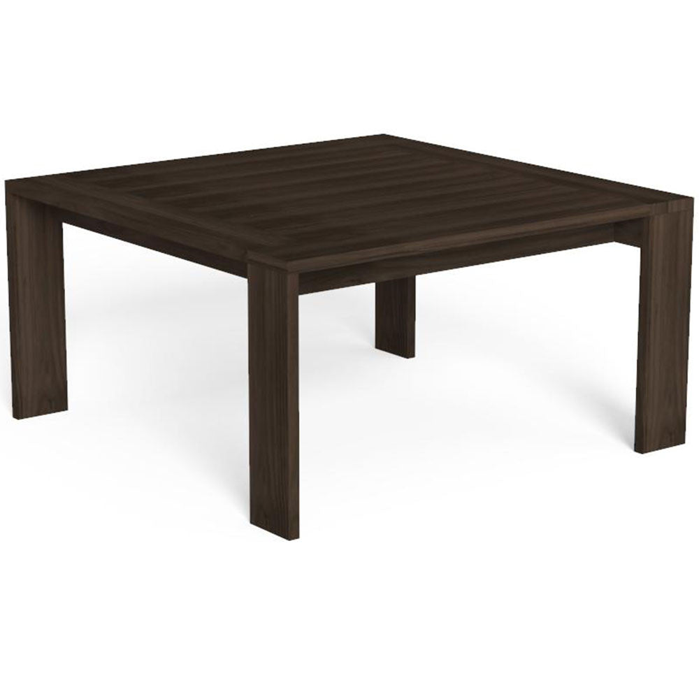 Talenti Argo Wood outdoor square dining table 165cm dark wood