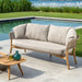 Talenti Moon Teak Outdoor Sofa