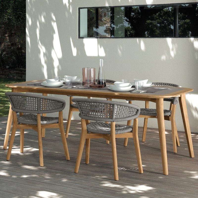 Talenti Teak garden dining table