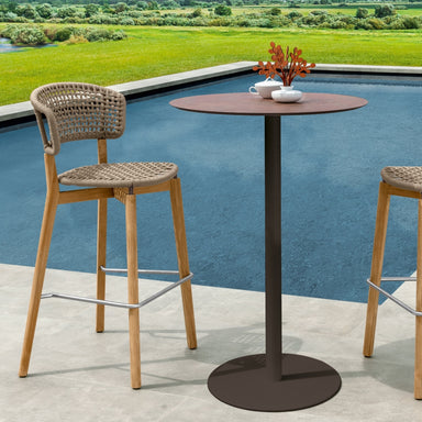 Talenti Teak Outdoor Bar Stool