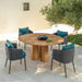 Talenti Italian Teak dining table for outdoor